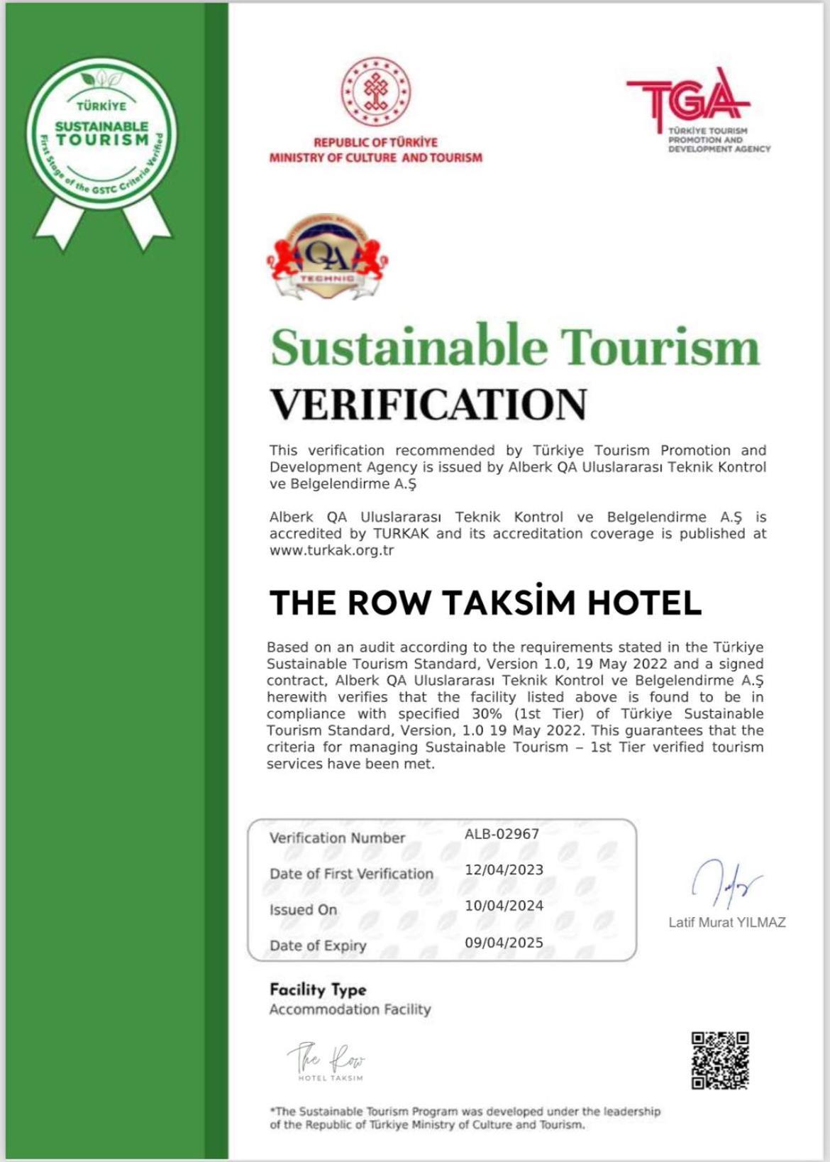 The Row Taksim Hotel 이스탄불 외부 사진